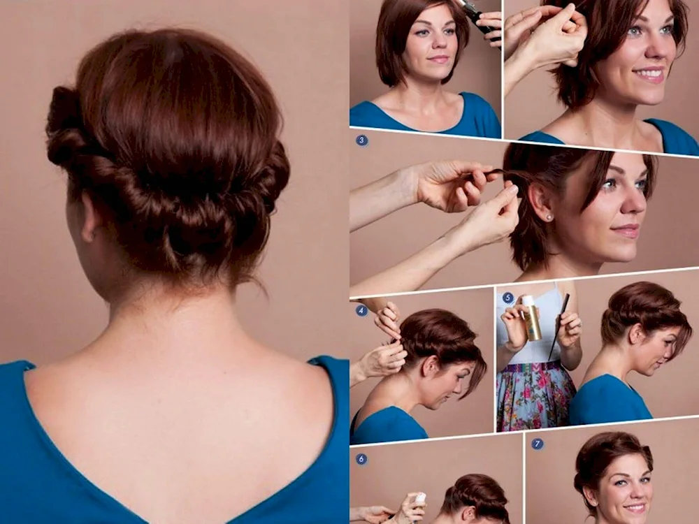 Easy ponytail hairstyles for short hair