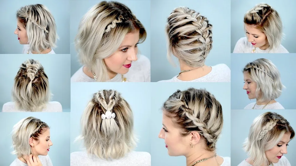 Haircuts on short hair