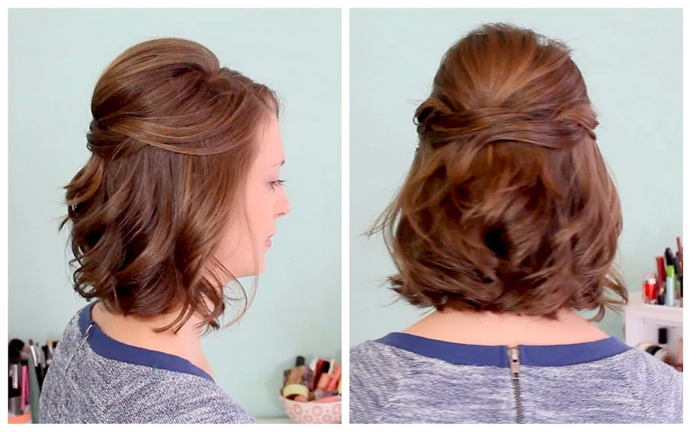 Easy hairstyle for short hair