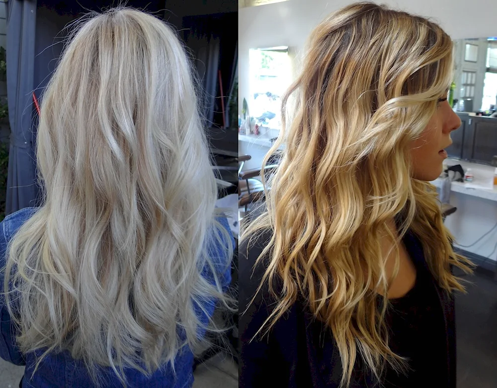 Curls with a flat iron