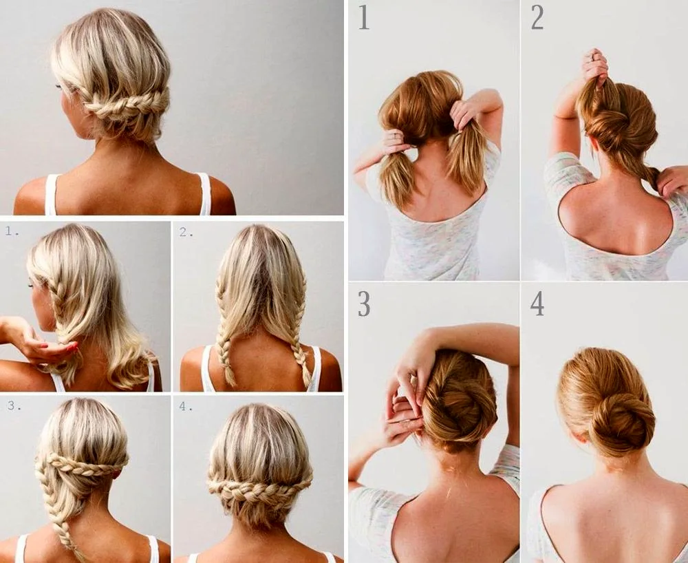 Easy prechos for short hair