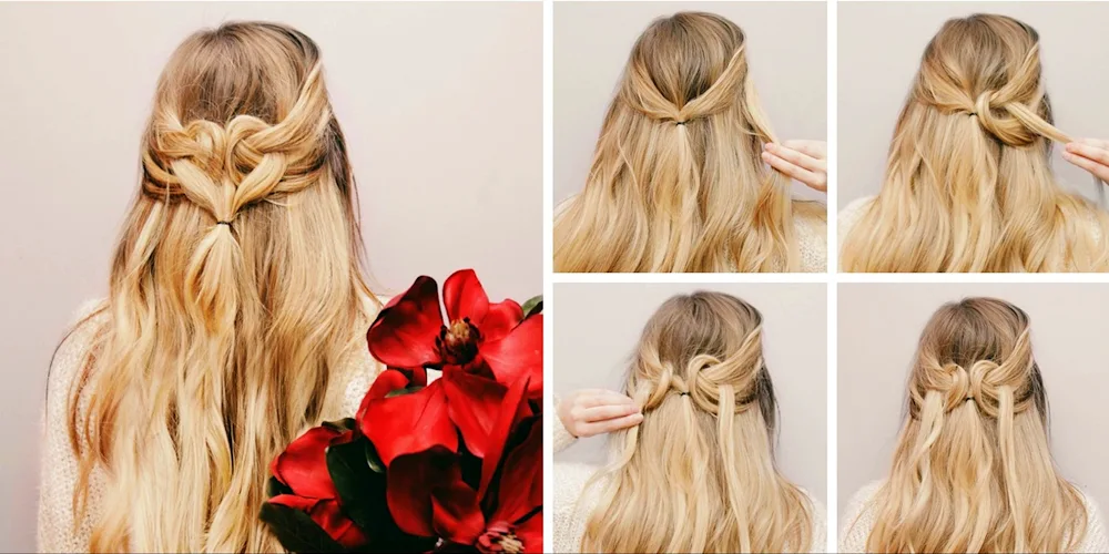 Light hairstyles for day