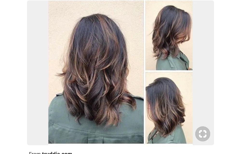 Light Cascade on hair