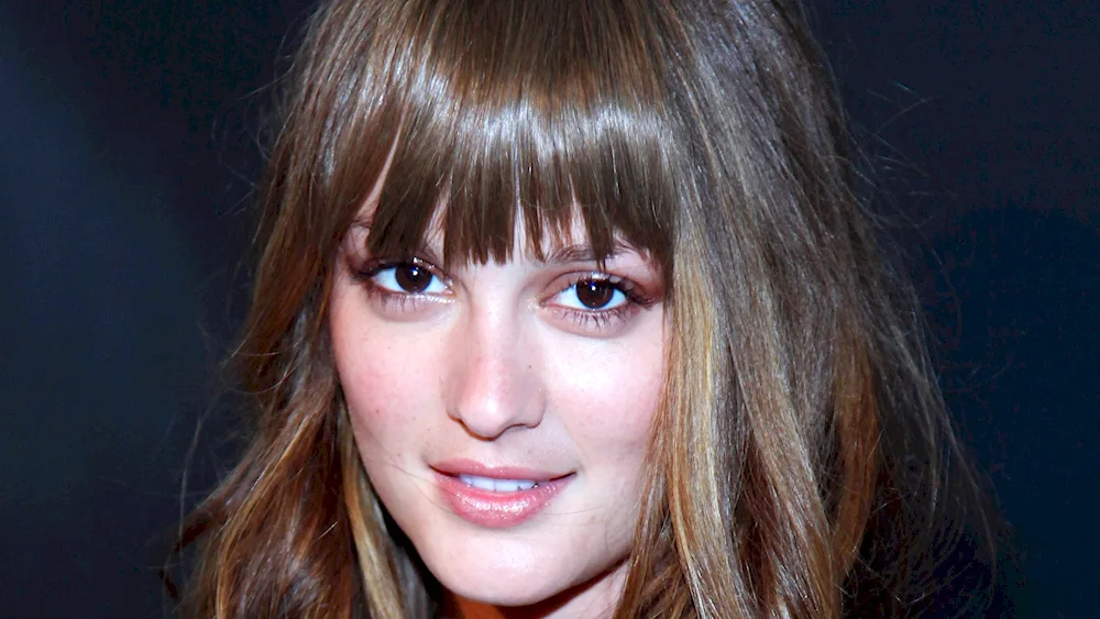 Leighton Meester with bangs