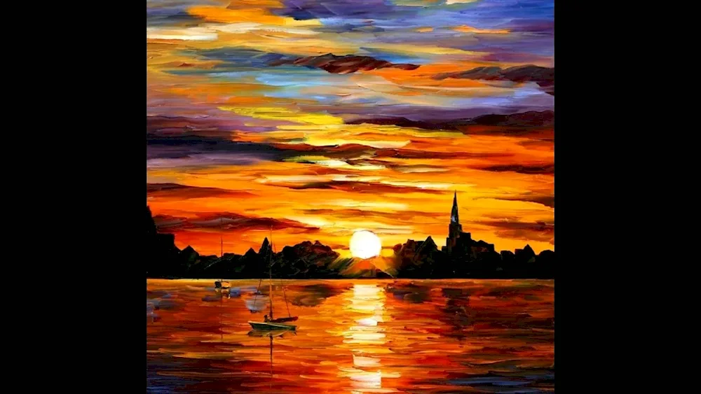 Paintings with acrylics