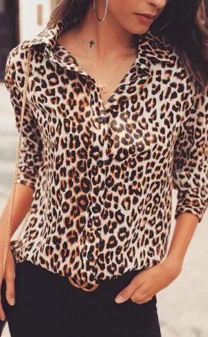 Leopard blouse