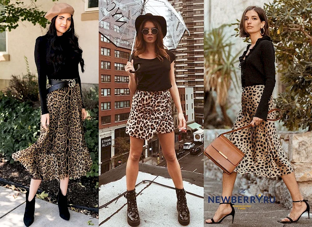 Leopard skirt