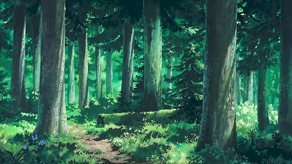 Hayao Miyazaki's forest