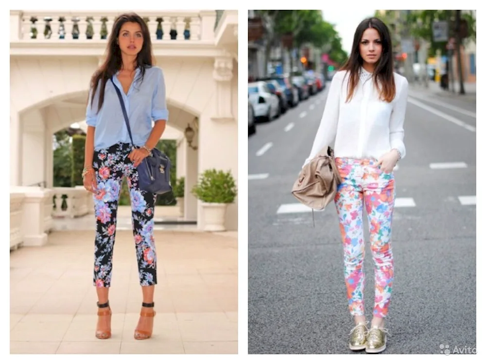 Summer palazzo trousers for women