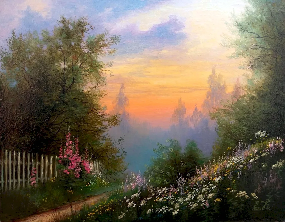 Summer landscapes artist Korableva Elena Nikolaevna