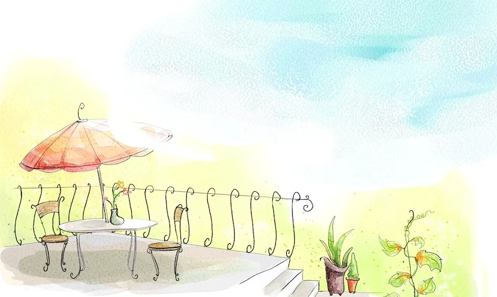 Landscape drawing