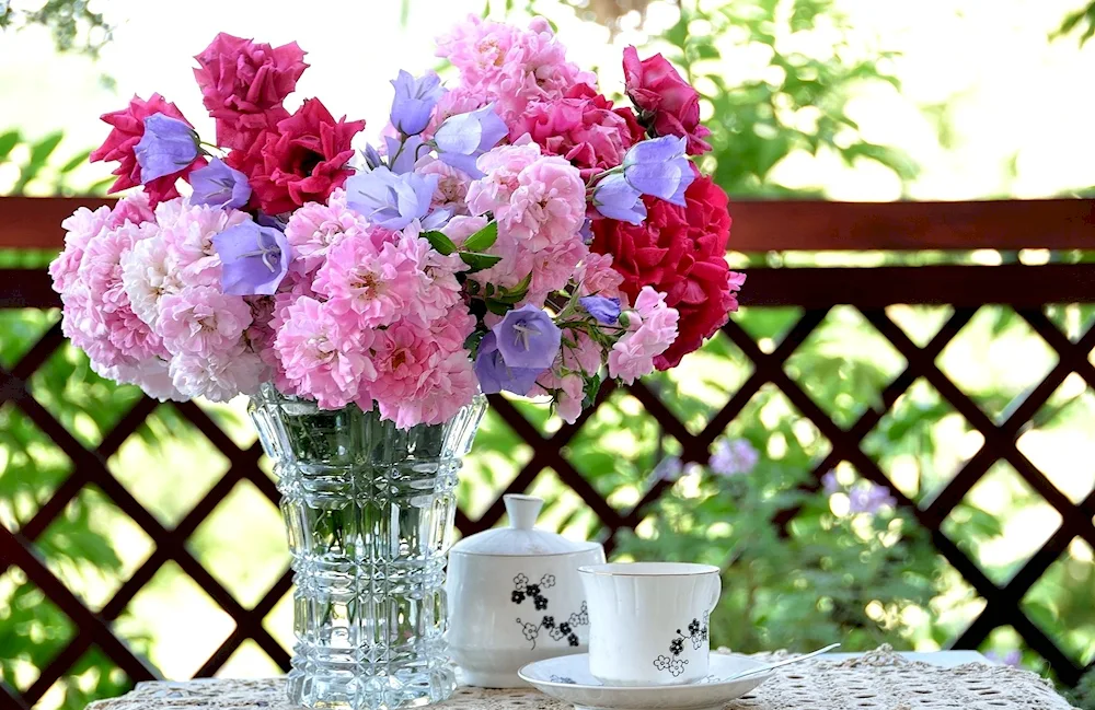 Summer bouquet of Phlox