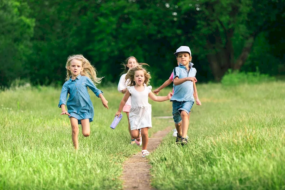 Boy running