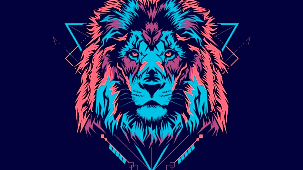 Lion art