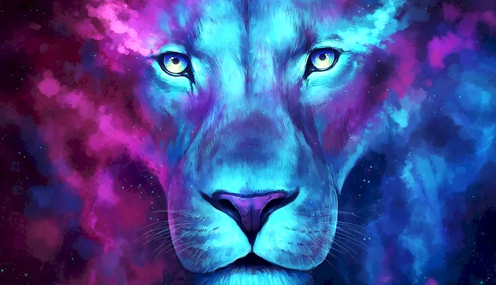 Lion art