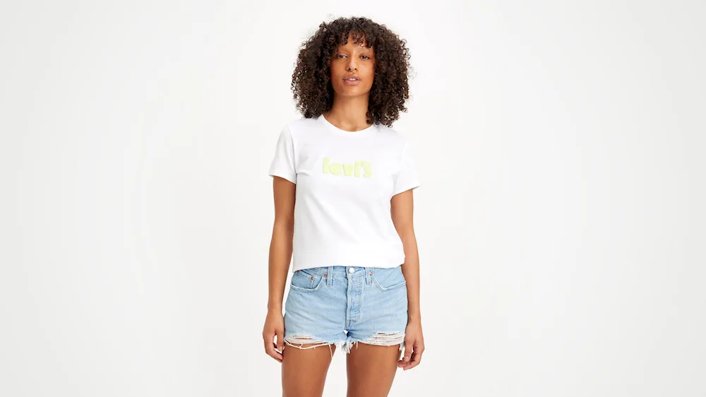 White shorts with green shirt