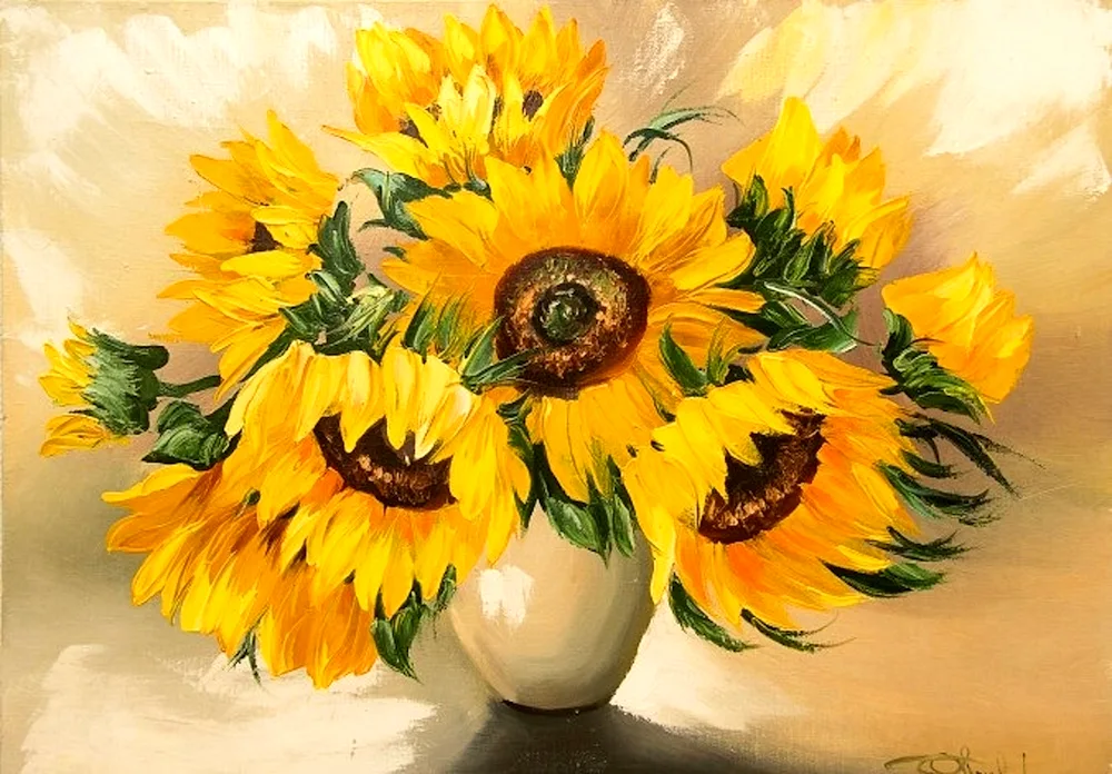 Levitan Sunflowers