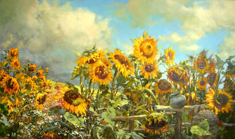 Levitan Sunflowers