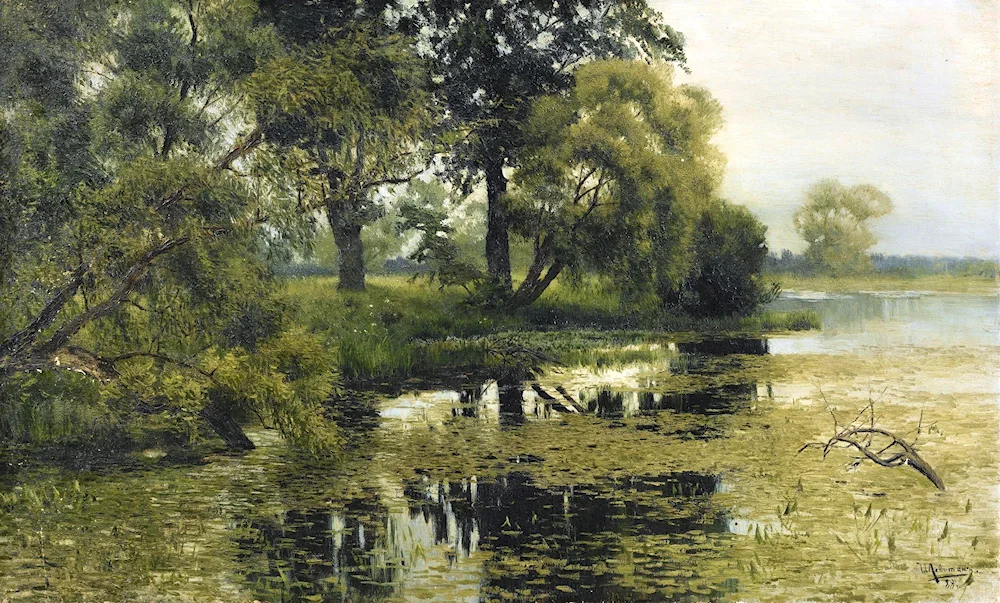 Levitan overgrown pond 1887