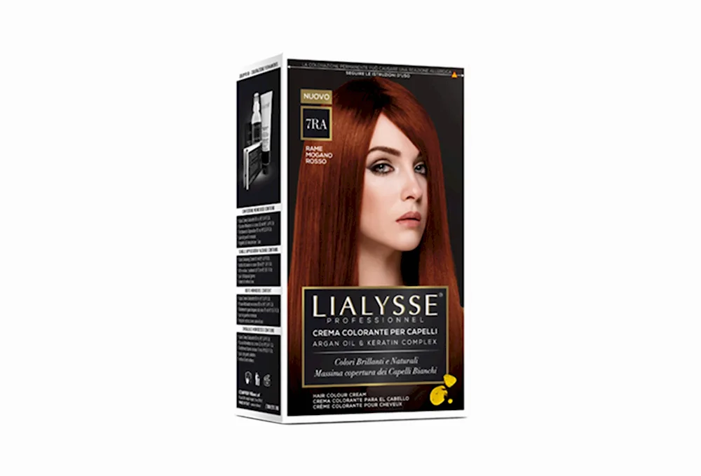 Lialysse cream hair dye 4v plum colour