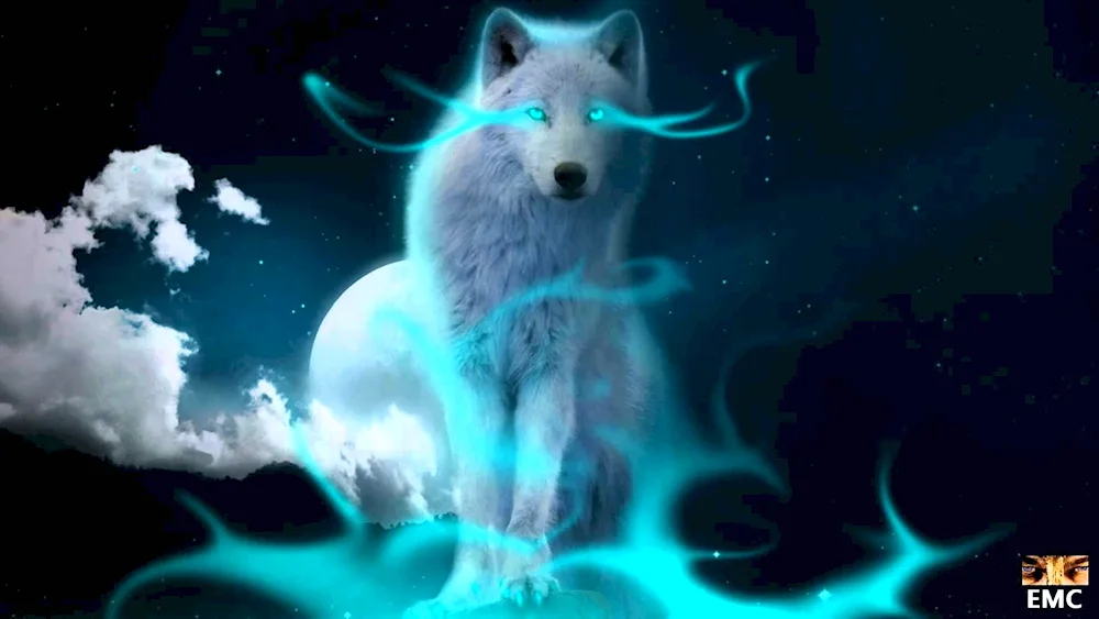 Wolf fantasy wolf art