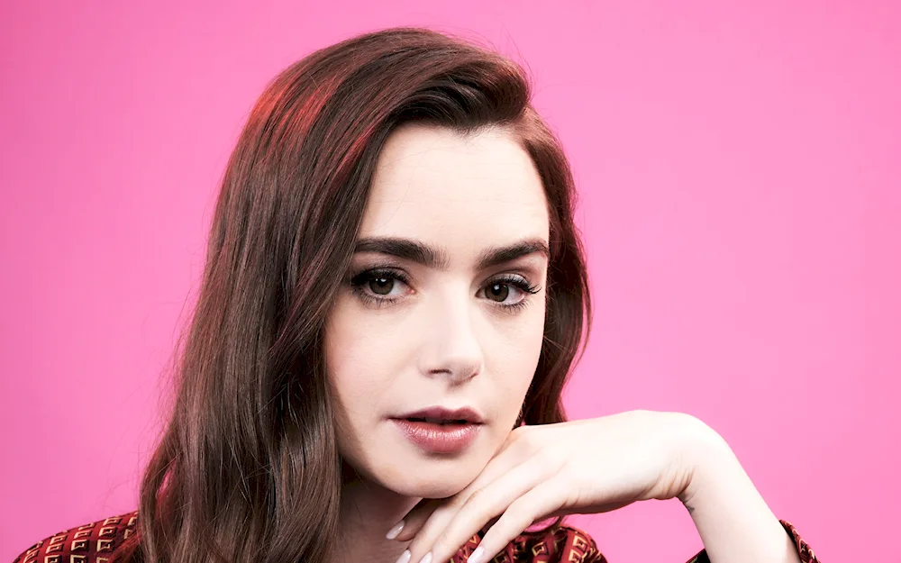 Lily Collins photo shoots