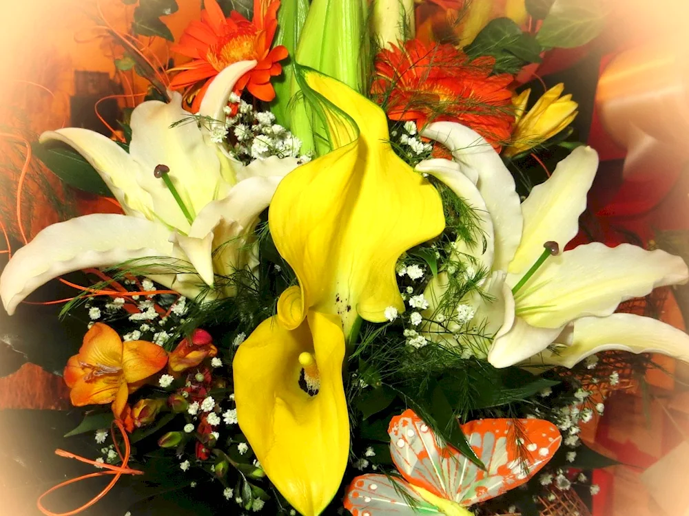 Lily Calla flower bouquet