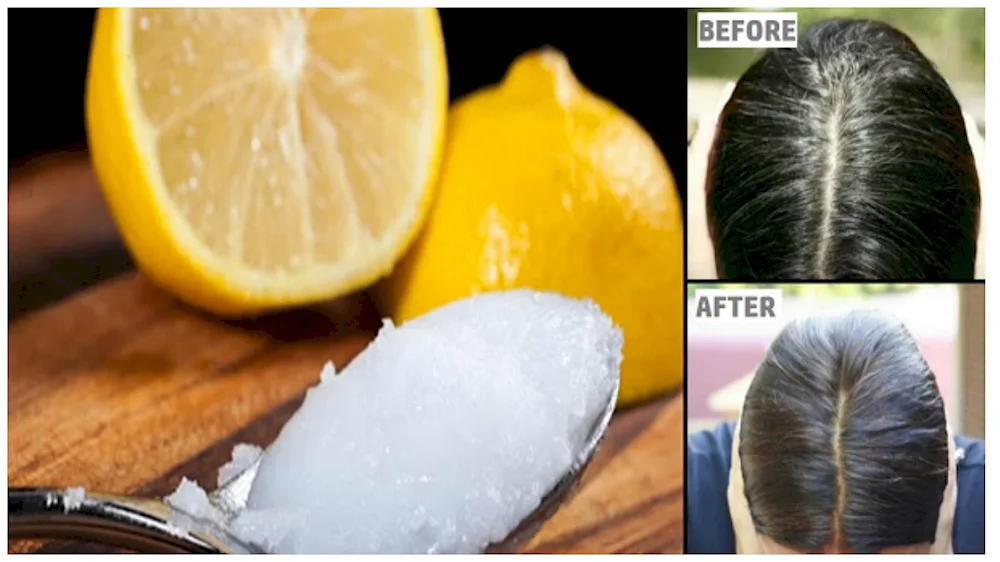 Lemon oil for hair