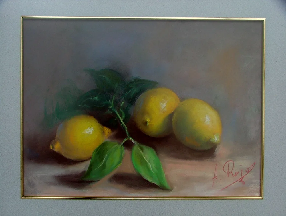 Lemon in pastel