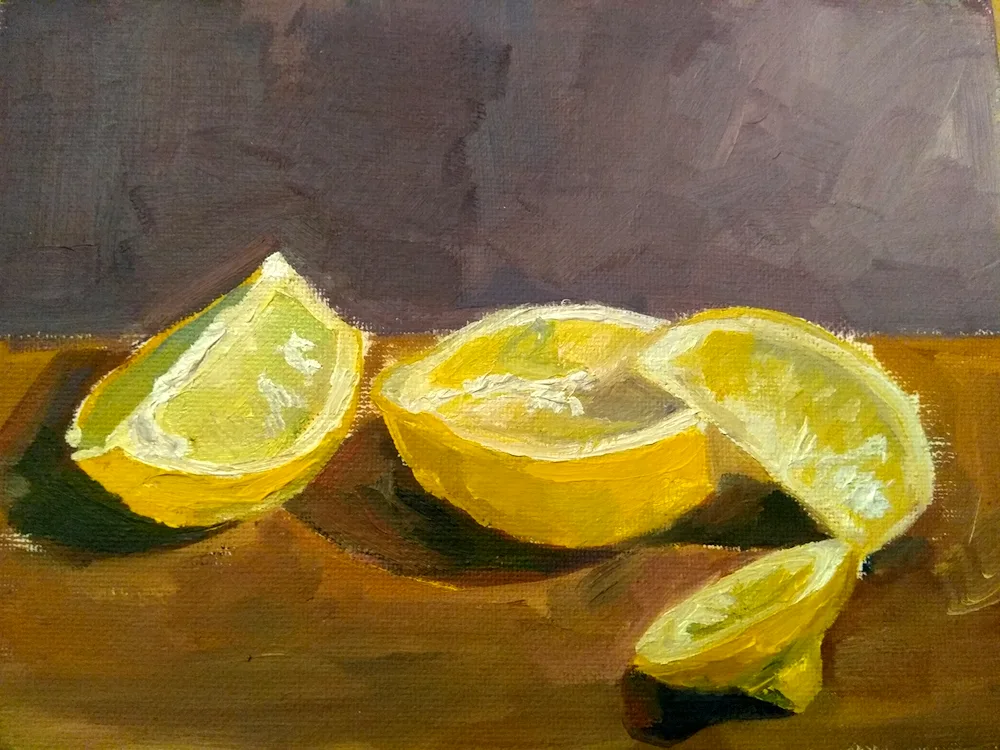 Lemon painting
