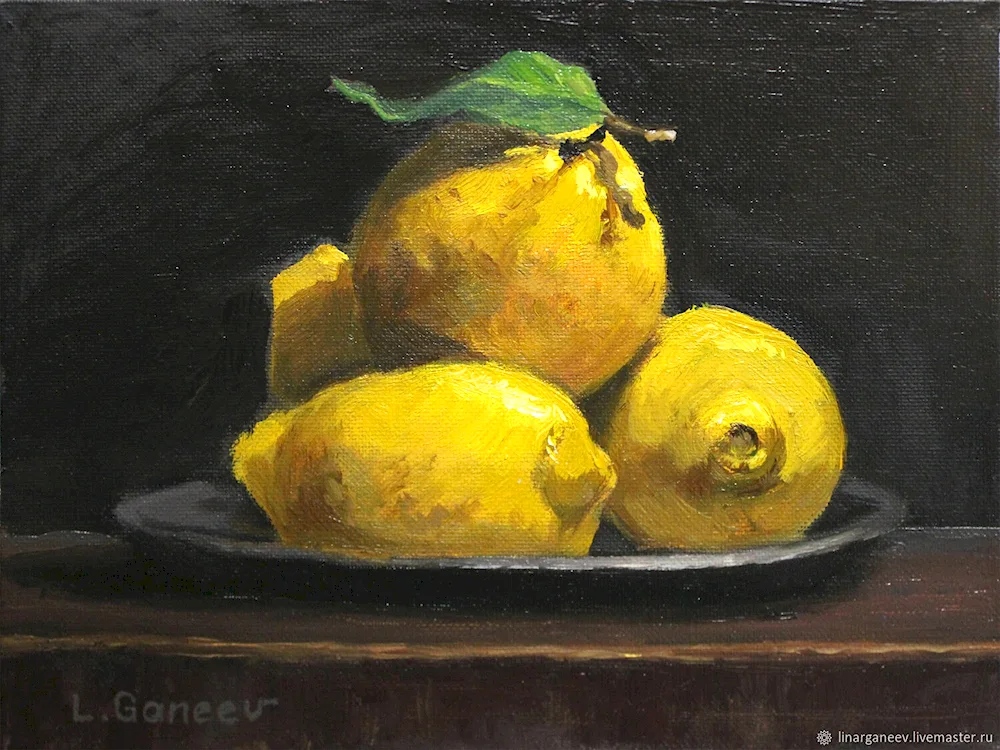 Lemon painting