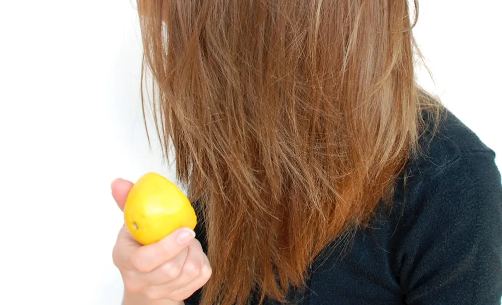 Lighten hair with peroxide