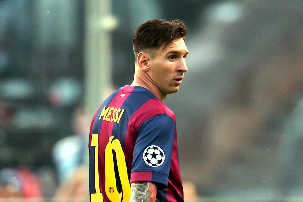 Lionel Messi hairstyle 2015