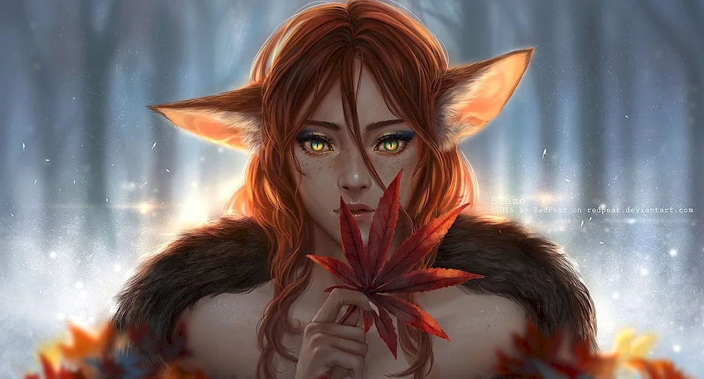 Lisa werewolf Kitsune