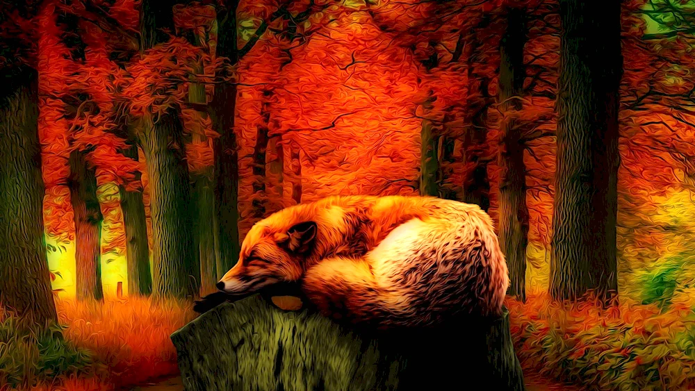 ‘Fox in the forest’