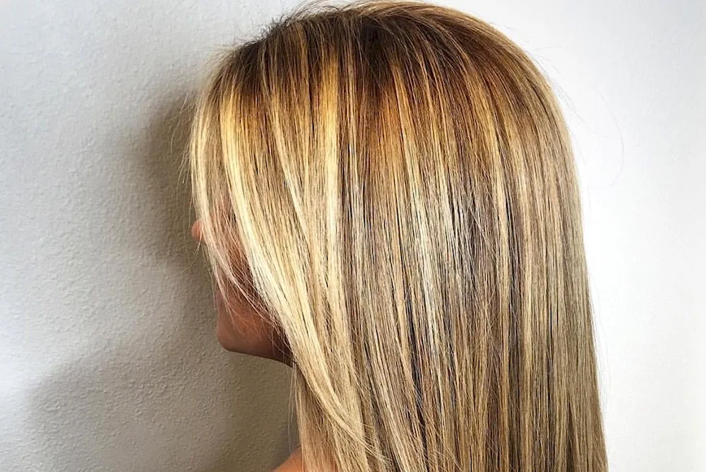 Long straight hair