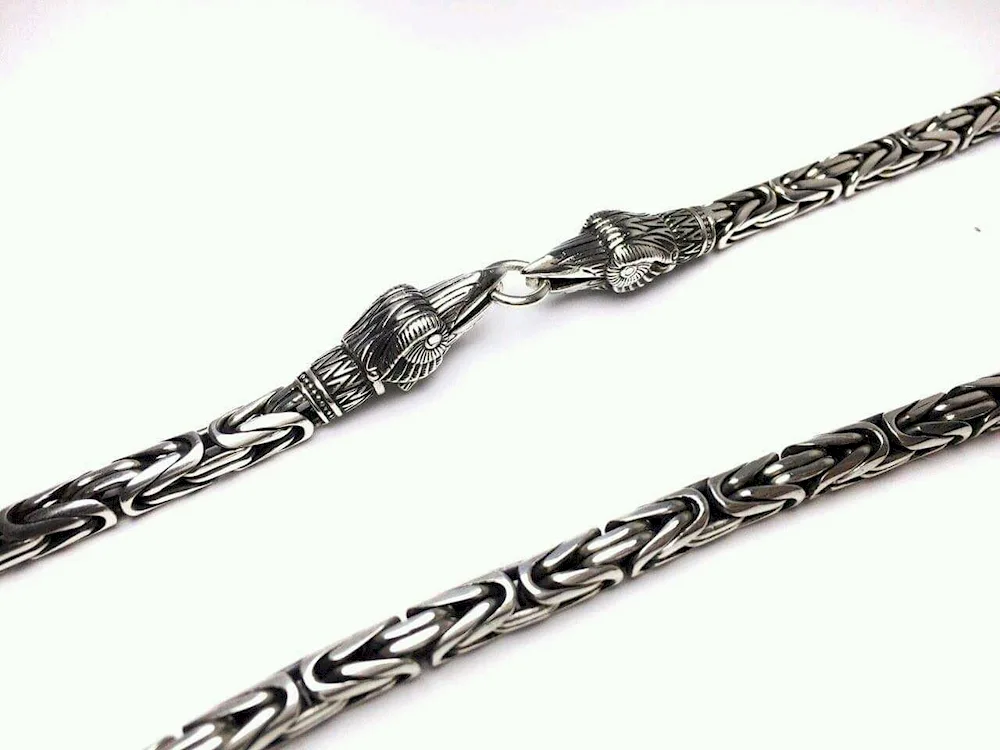 Fox Tail Weave Silver Foxtail chain