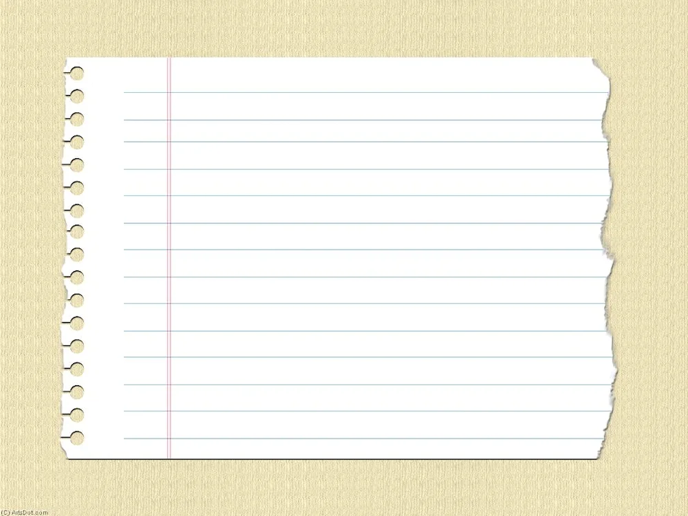 Line sheet notepad