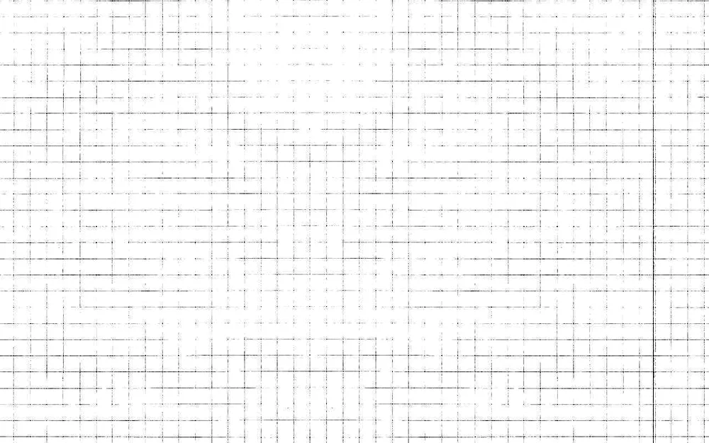 Millimetric checkered paper