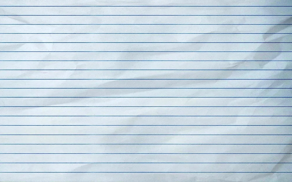 Line sheet in a ruler