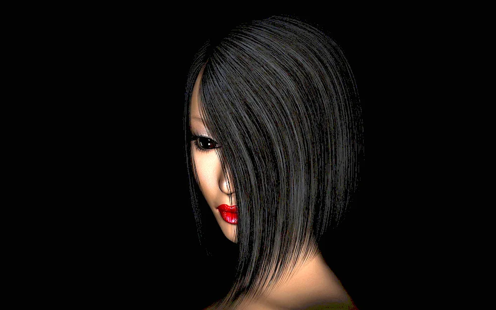 Girl's shadow