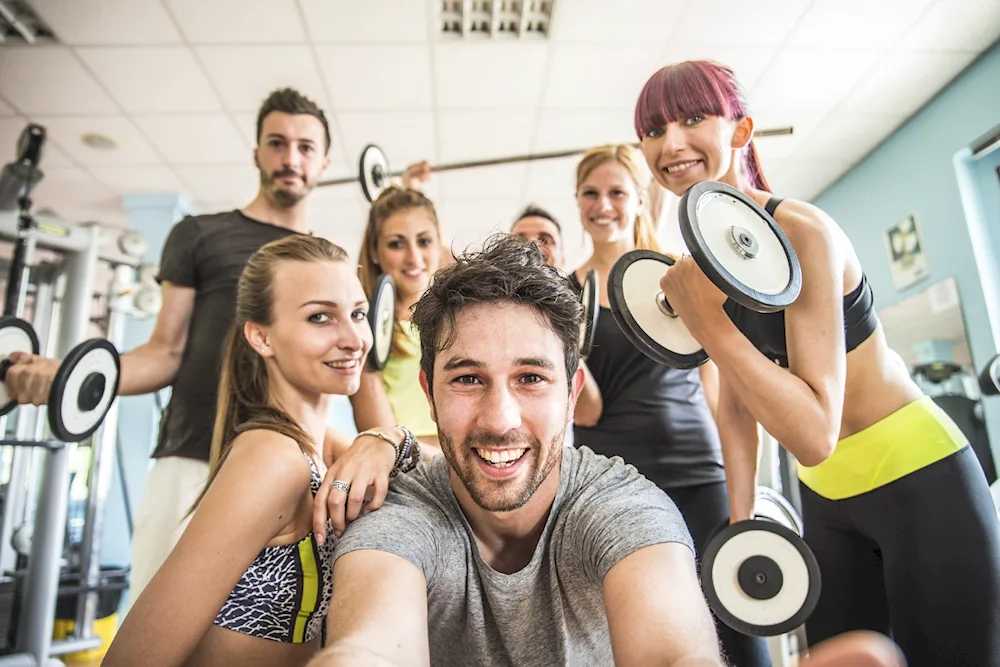 Gym background sports theme