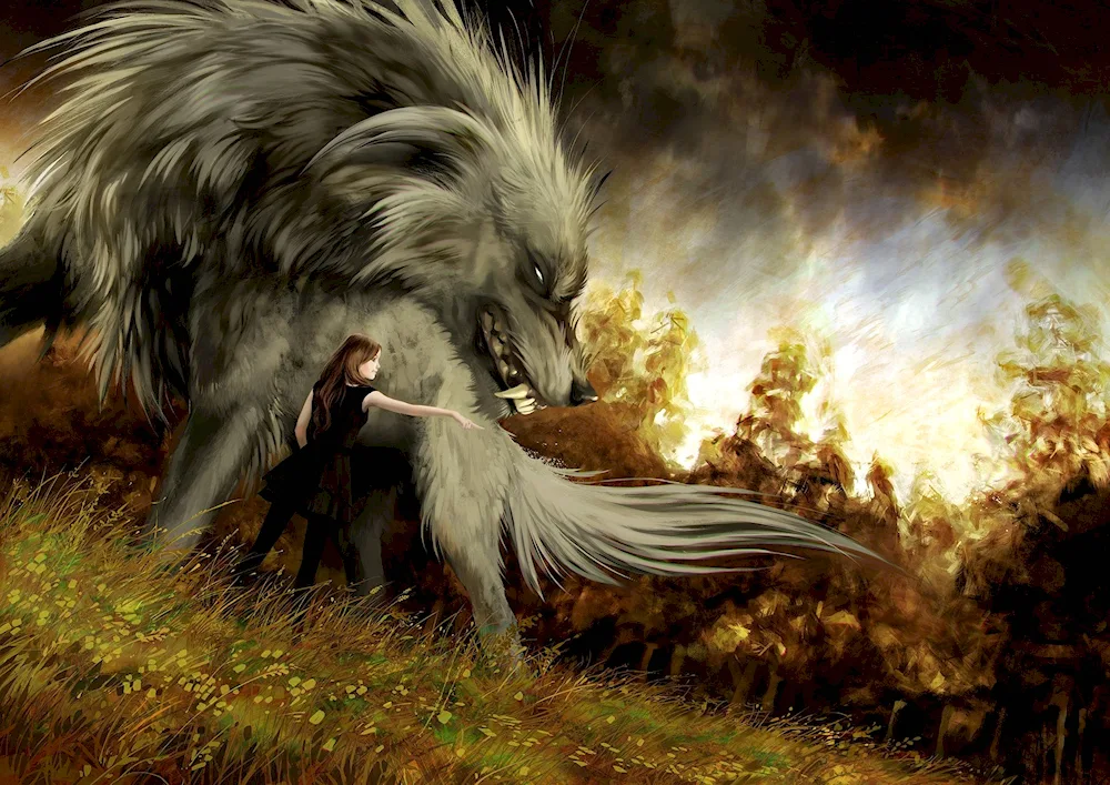Lute wolf lady