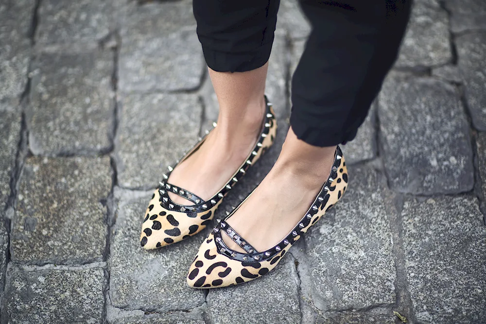 Loafers Econica leopard