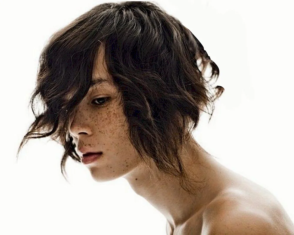 Shaggy hair