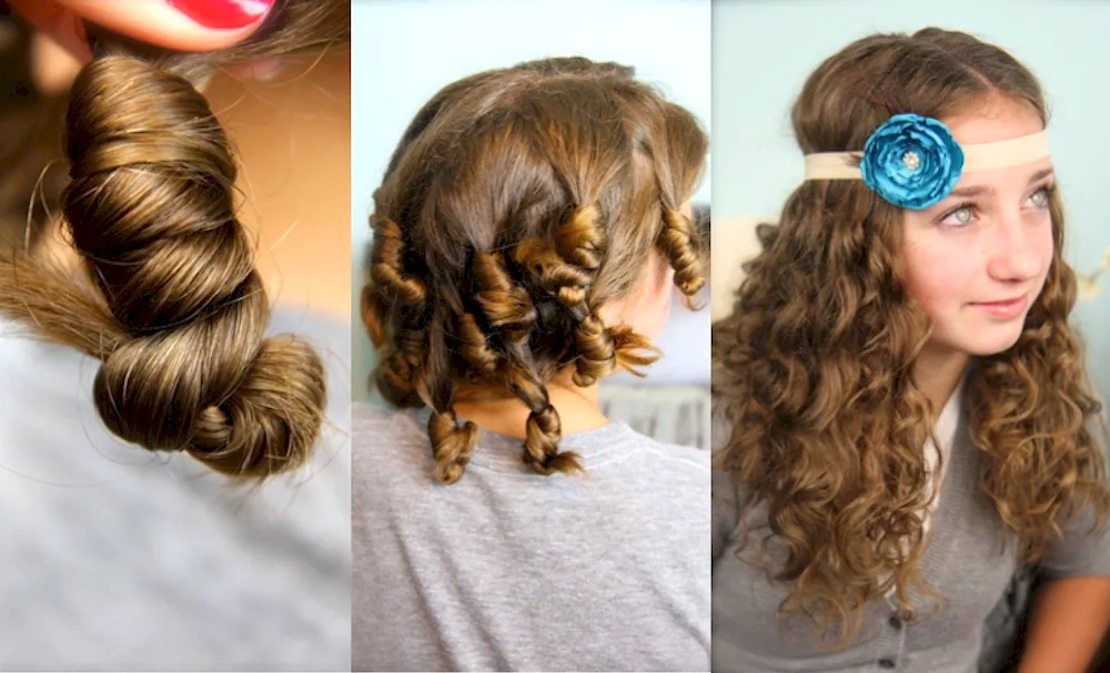 Barre curls on curlers