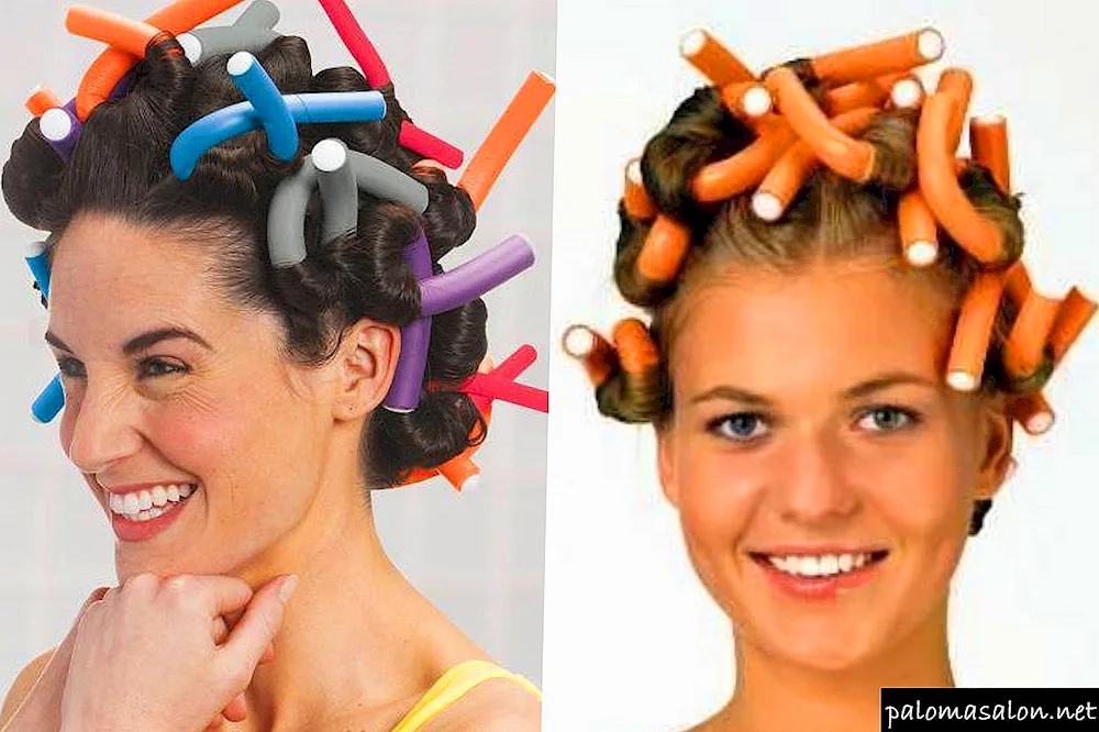 Boomerang curls
