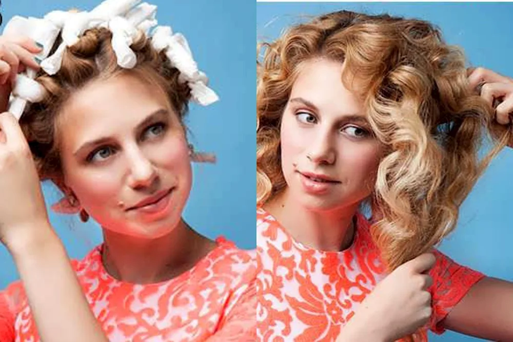 Boomerang curls
