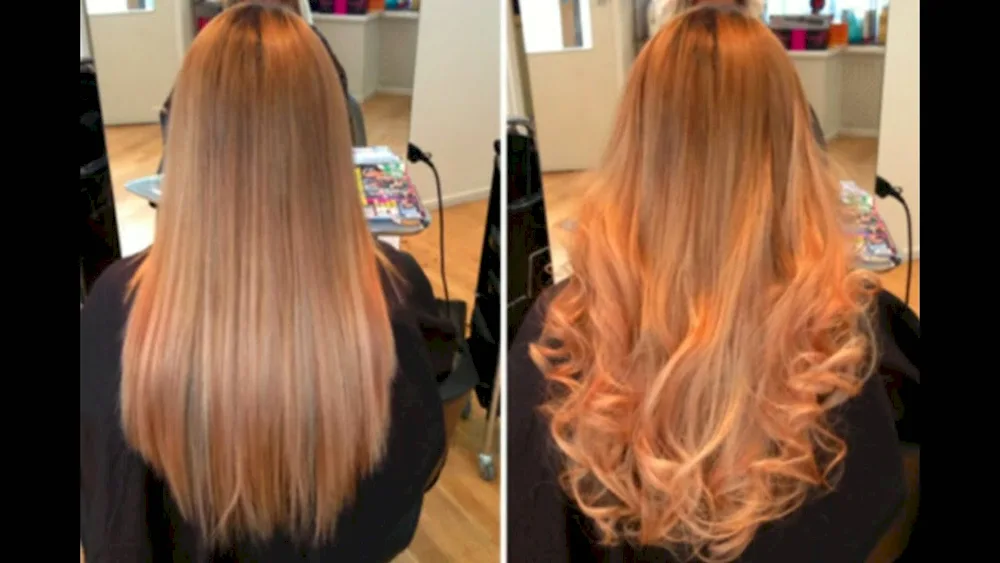 Locks on the ends of hair