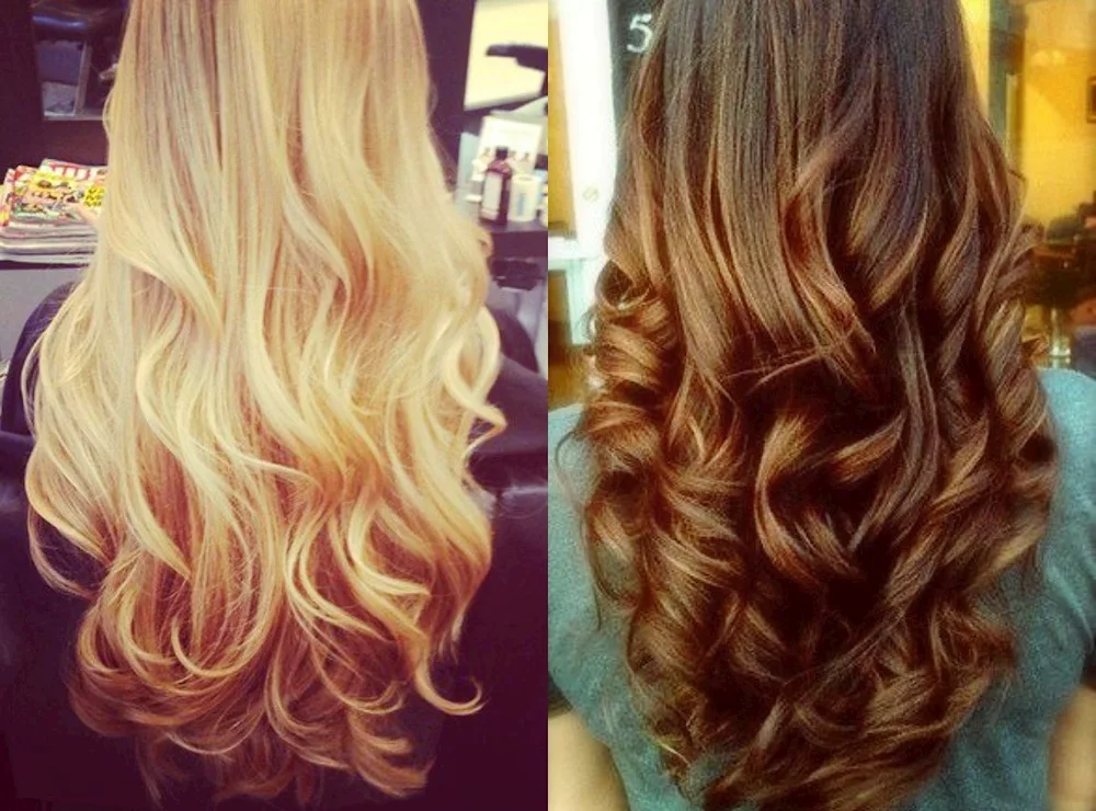 Light curls on ends